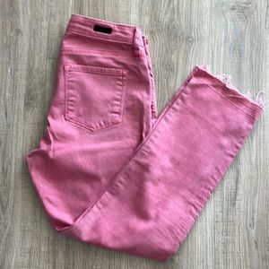 Kut from the kloth Reese ankle straight leg size 8, washed out pink